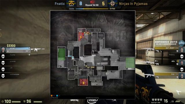 ESL One Katowice CS:GO Final - Fnatic vs. NiP 2. Maç (Gandhi) смотреть онлайн