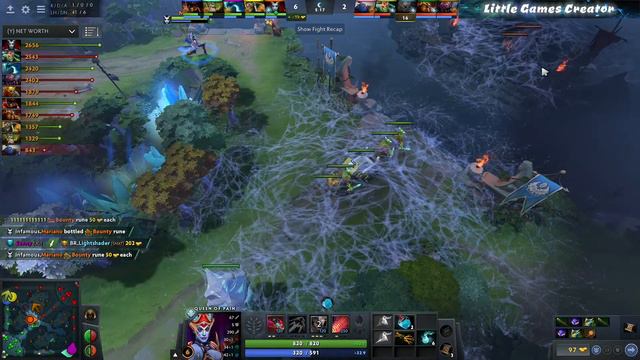Dota 2 QUEEN OF PAIN 10 min Orchid. Dota 2 7.28C.How to farm like a pro dota 2 player. смотреть онлайн