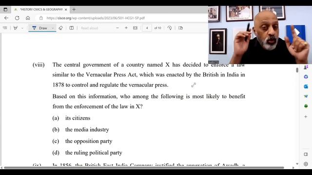 Specimen Paper 2024 | How to prepare for Critical Thinking Questions | ICSE 10 History & Civics смотреть онлайн