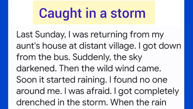 essay on stormy night | a stormy night paragraph | imagine you are caught in a storm class 6 page 1 смотреть онлайн