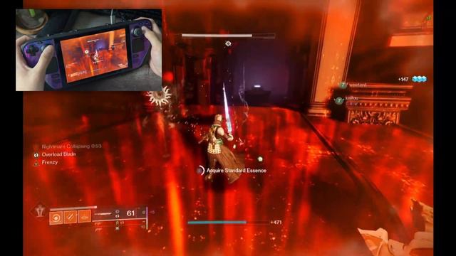 Destiny 2 Lightfall on Steam Deck: Duality Dungeon (Gameplay on Windows 10) смотреть онлайн