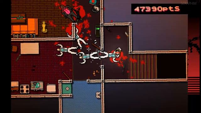 Hotline Miami - A+ Walkthrough - Seventh Chapter: Neighbors (61,675) смотреть онлайн
