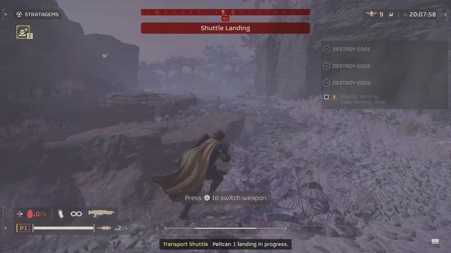 Pelican-1 Saving My Backside - HELLDIVERS 2 смотреть онлайн