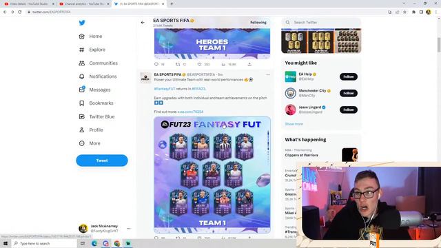 FIFA 23 6PM CONTENT LIVE|EA SERVERS DOWN?|FANTASY FUT CONTENT LIVE|FIFA 23 LIVE 6PM CONTENT смотреть онлайн