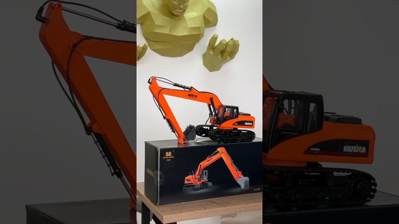 Новинка среди экскаваторов. Модель с самой длинной стрелой . Сайт для заказа CARS-KIDS.COM смотреть онлайн