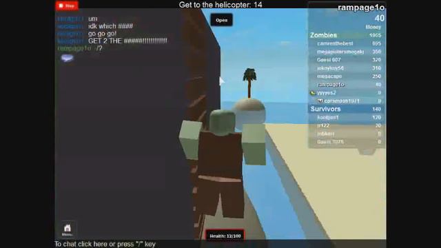 roblox left 4 survival part 2 helicopter смотреть онлайн