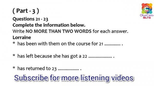 New  IELTS Listening practice test | RESEARCH PROJECT INFORMATION LISTENING TEST |