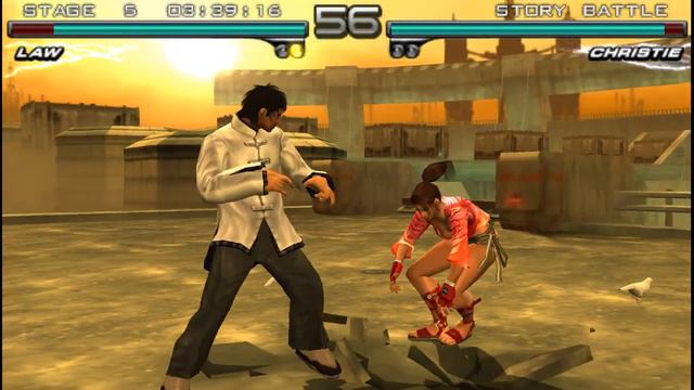Tekken 5 Dark Resurrection Marshall Law Story Battle смотреть онлайн