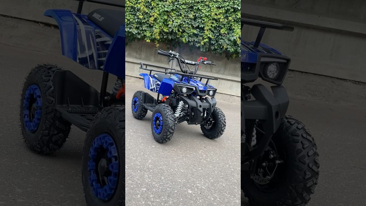 Новинка! Детский бензиновый квадроцикл Wels Thunder Mini 2T смотреть онлайн
