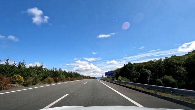 Driving in Spain Basque Country from San Sebastian to Vitoria (Gazteiz) over Etxegarate Pass смотреть онлайн
