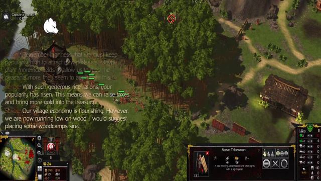 Stronghold Warlords - Mission 1 A New King | Jungle Kingdoms Campaign смотреть онлайн