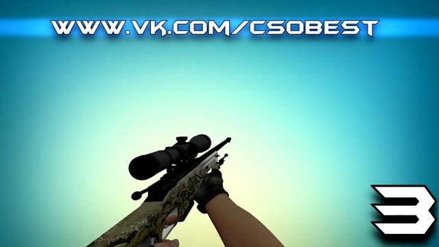 Counter-Strike 1.6 CS GO AWP HD Skin (update) смотреть онлайн