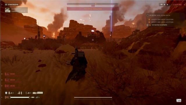 Automatons put up a fight on their last planet. (Helldivers 2) смотреть онлайн