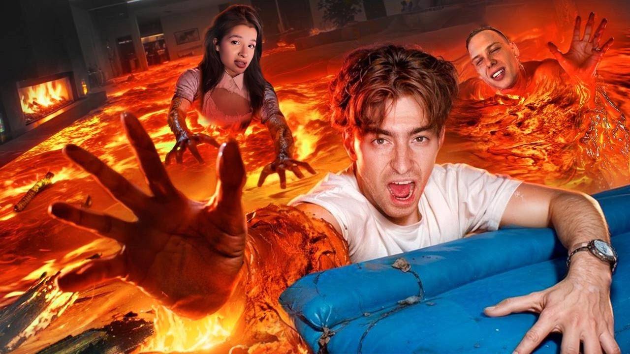 ПОЛ ЭТО ЛАВА В РЕАЛЬНОЙ ЖИЗНИ!**Янчик, Сабина, Амина, Джарахов, MONA, Прокофьев** смотреть онлайн