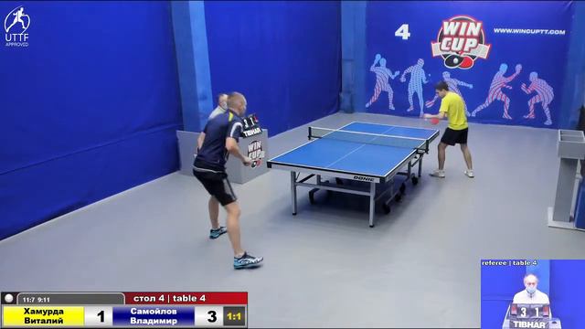 22:00 Хамурда Виталий (2:3) Самойлов Владимир стол 4 ЮГ-4 05.01.22 смотреть онлайн