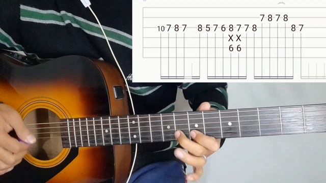 Din - Anuprastha | Guitar Solo Lesson | With Tab | (Acoustic) смотреть онлайн