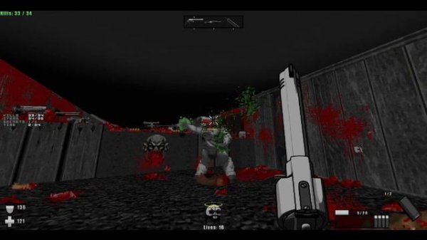 DOOM 2 - Somewhere in hell (Madness combat) mod - Demonfear - walkthrough 100% secrets