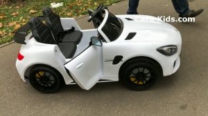 Электромобиль Mercedes-Benz GT R MP3 - HL289-WHITE-4WD