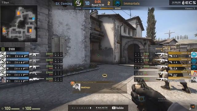 CS:GO - SK Gaming vs. Immortals [Inferno] - ECS - Esports Championship Series S4 | NA - MAP 2 смотреть онлайн