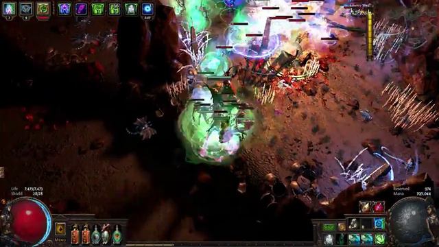 [Delve 3.4 SC] Phantasm + Agony so fun!!! Magma Fissure monster lvl 80 смотреть онлайн