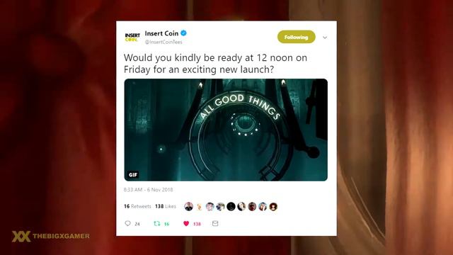 NEW BioShock INSERT COIN Clothing Range TEASED! смотреть онлайн