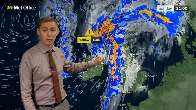23/09/23 – Wet end to the weekend – Evening Weather Forecast UK – Met Office Weather смотреть онлайн