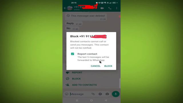 Whatsapp Report contact | The last 5 messages will be forwarded to whatsapp смотреть онлайн