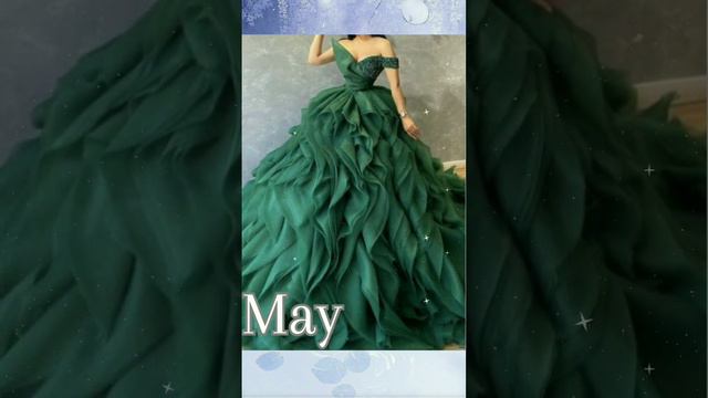 🦋Choose your birthday month and see your Gown🌈||#beautiful#gown||subscribe for more💝 смотреть онлайн