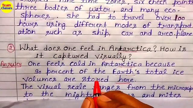 Journey to the end of the Earth most Important Question Answer | Class-12 English Vistas Chapter-3 смотреть онлайн