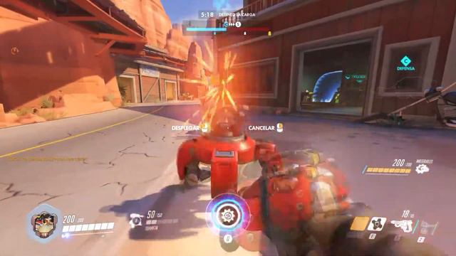 Overwatch #17| Torbjörn y sus torretas| Gameplay español смотреть онлайн