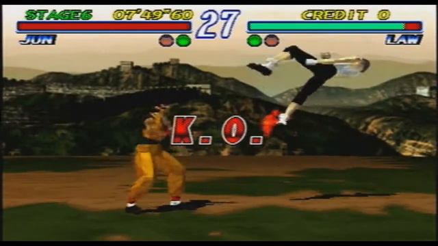 [PSX] TEKKEN 2 - Jun + Ending смотреть онлайн