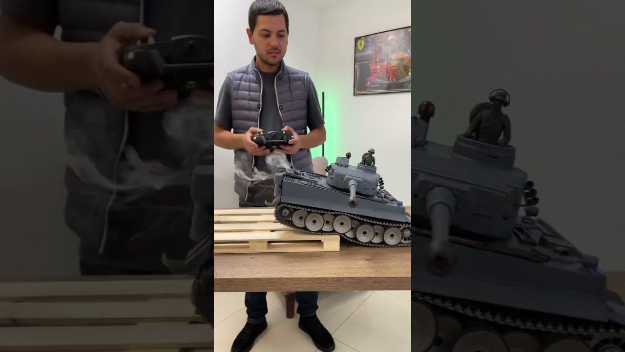 Радиоуправляемый танк Heng Long Tiger V7.0 3818-1PRO-V7 смотреть онлайн