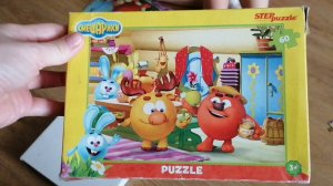 Малышарики. Собираем пазлы плюс 3+. Лосяш и Копатыч.  #малышарики #пазлыдлядетей