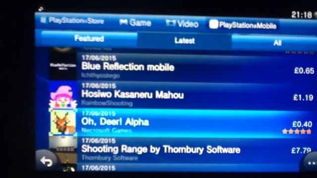 New Triple A Quality Games In the Playstation vita store (update 3.52) смотреть онлайн