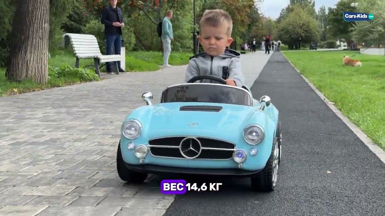 Детский электромобиль Mercedes Benz Retro С555МС 12v 4wd смотреть онлайн