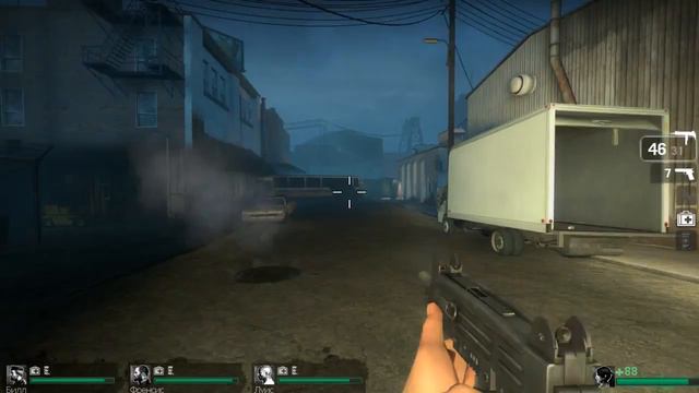 прохождение Left4Dead  Роковой полет №1 Переулки