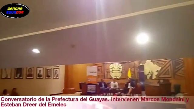 Conversatorio de la Prefectura del Guayas. Intervienen Marcos Mondaini y Esteban Dreer del Emelec смотреть онлайн