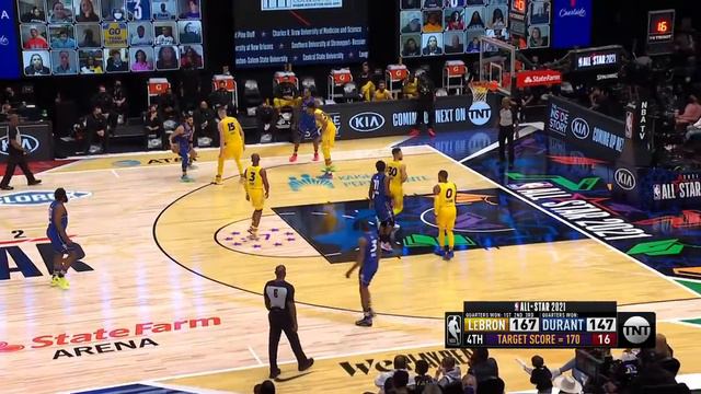 Damian Lillard Hits Game-Winner For Team LeBron To Win 2021 NBA All-Star Game смотреть онлайн