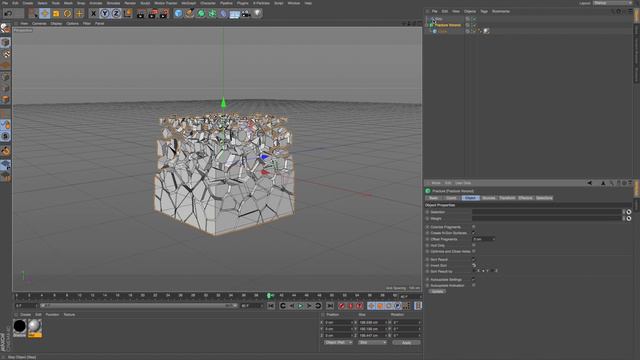 Cinema 4D R18 - Voronoi Fracture, New MoGraph Feature to Fracture 3D objects in Cinema 4D - Tutoria смотреть онлайн