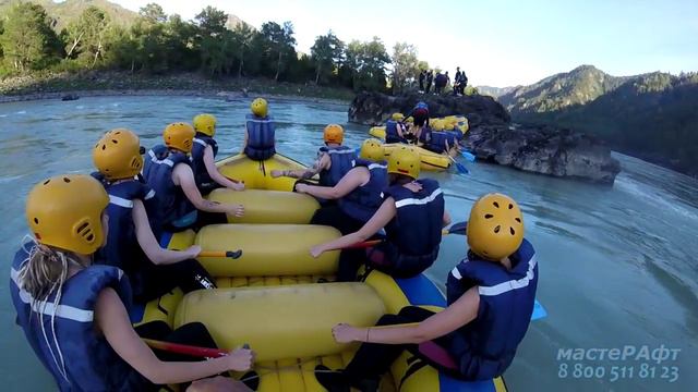 Рафтинг по Катуни. Алтай 2023 год