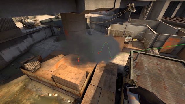 РАСКИДКА СМОКОВ НА DE_OVERPASS [60 FPS] смотреть онлайн