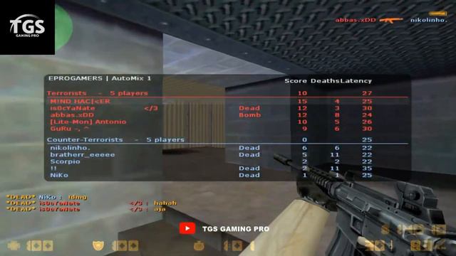 Counter Strike 1.6 Match 6 | Counter Strike 1.6 Gameplay | Counter Strike 1.6 Highlights