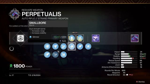 Basic Shaping, Level Up and Final Shaping Perpetualis auto rifle - Destiny 2 смотреть онлайн