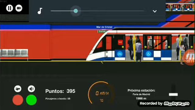 Metro Madrid 2D simulator смотреть онлайн
