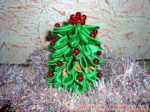 Как сделать елку из лент смотреть онлайн