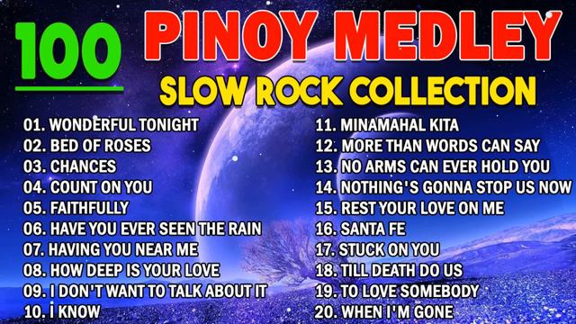 Slow Rock Love Song Nonstop 🎤🎷 SLOW ROCK MEDLEY 🎧🔊 Rock Ballads 70S 80S 90S🔊🎧