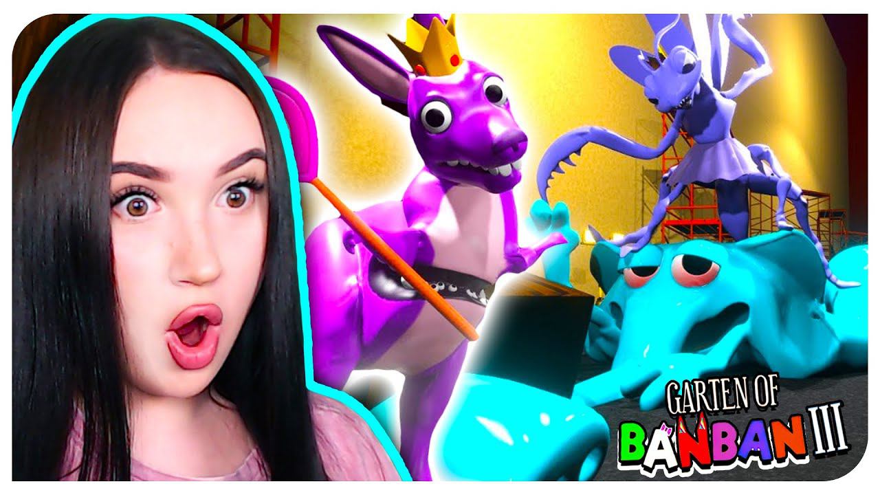 ТРЕНЕР ПИКЛЗ СПАС НАС! НОВЫЕ МОНСТРЫ НИББЛЕР, МИСС ЛУНА и ДОКТОР➤ GARTEN OF BANBAN 3 Gameplay