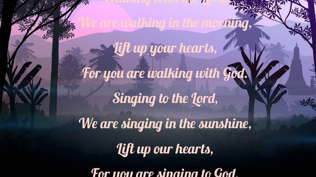 Walking With The Lord ll English Song ll @ReachForTheBible смотреть онлайн