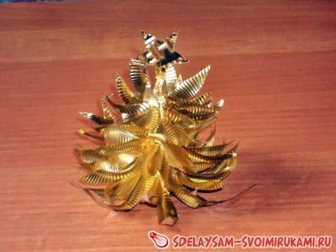 Как сделать маленькую елку. Необычная идея смотреть онлайн