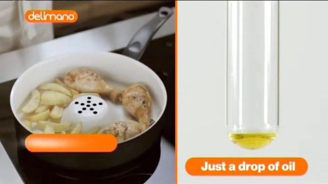 Delimano Dry Cooker - patelnia z powłoką ceramiczną смотреть онлайн